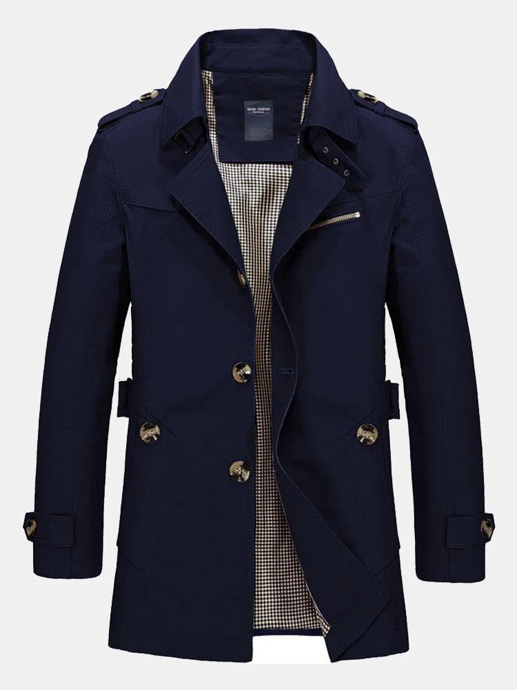Beau Garcon | Long Line Chino Coat
