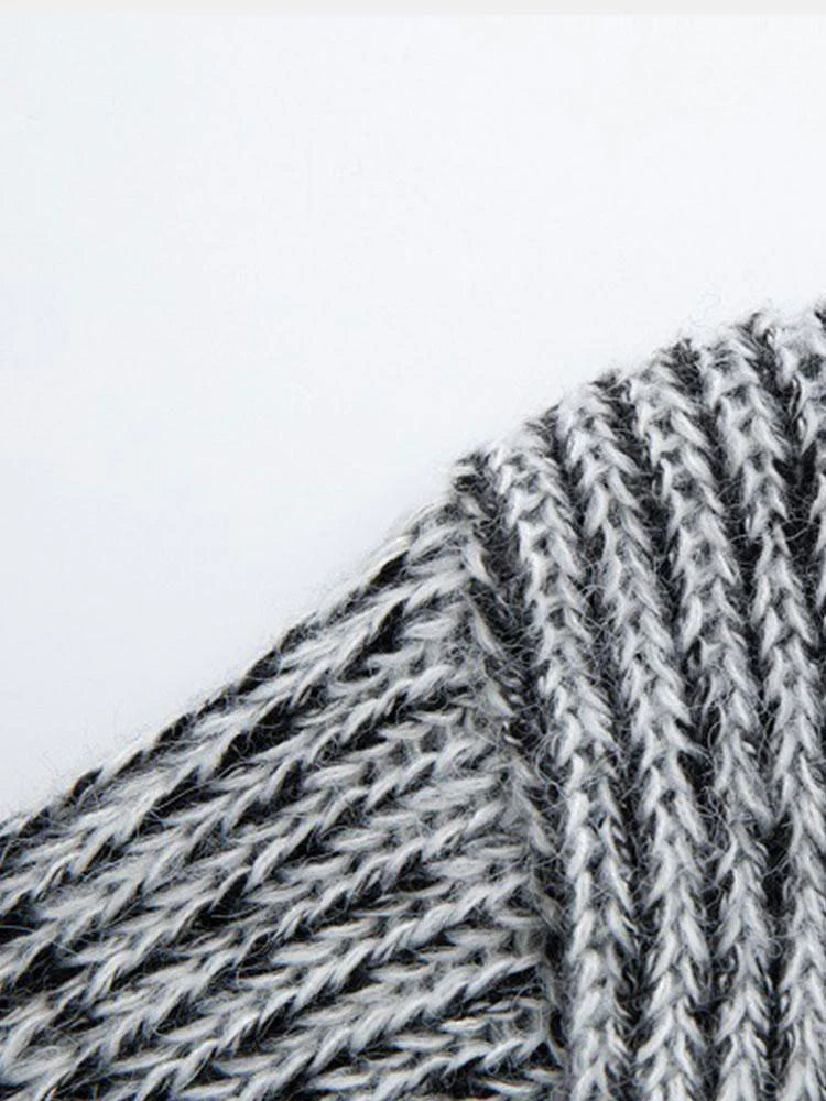 Beau Garcon | Long Line Horn Buckle Hooded Knitted Cardigan