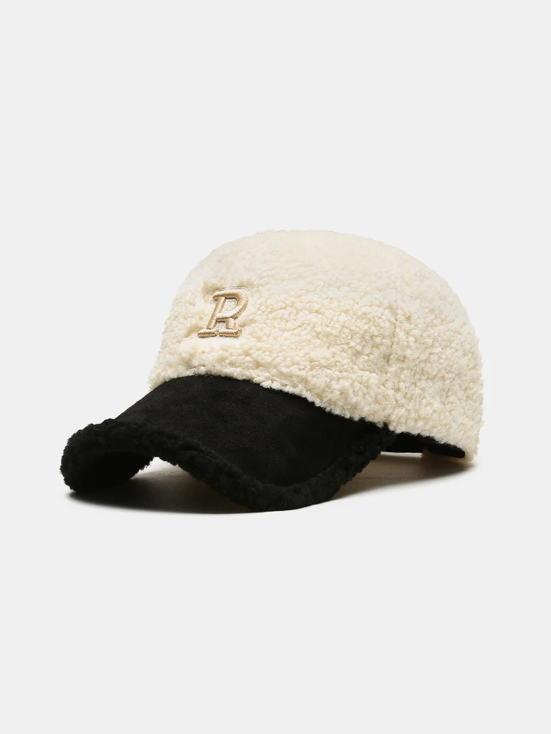 Beau Garcon | Plush Winter Warm Letter Baseball Cap