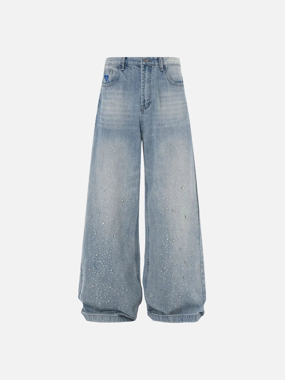 Beau Garcon | Distressed Jeans with Rhinestones