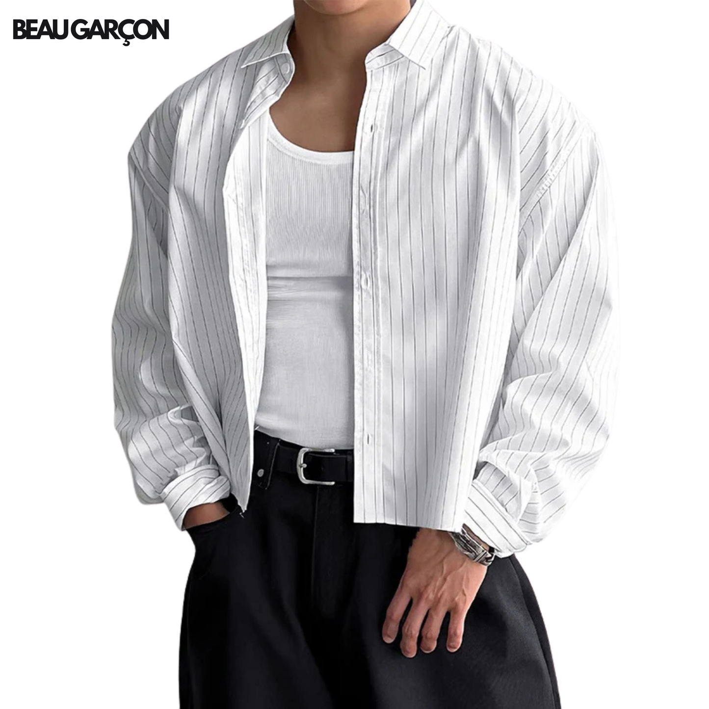Beau Garcon | Stripped Button Up Shirt