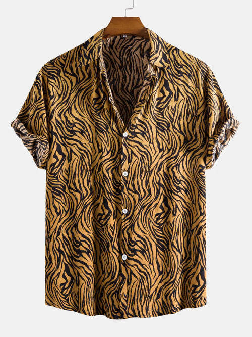 Beau Garcon | Animal Texture Cotton Shirts
