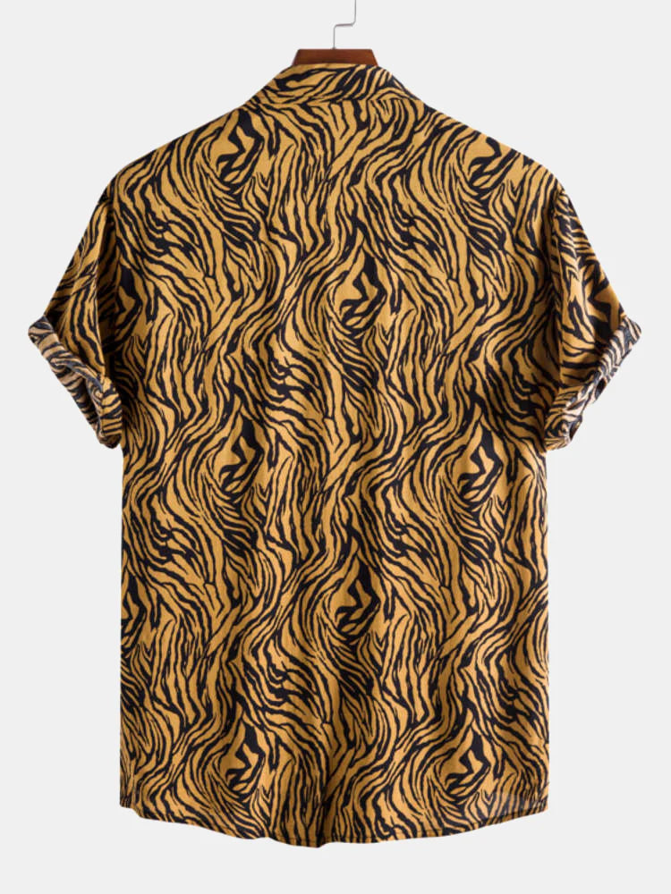 Beau Garcon | Animal Texture Cotton Shirts
