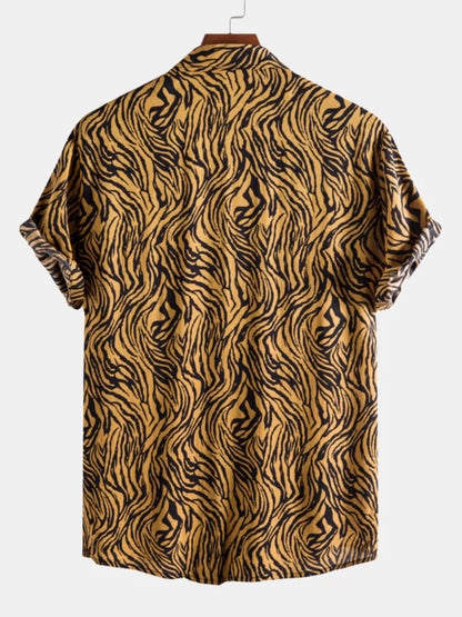 Beau Garcon | Animal Texture Cotton Shirts