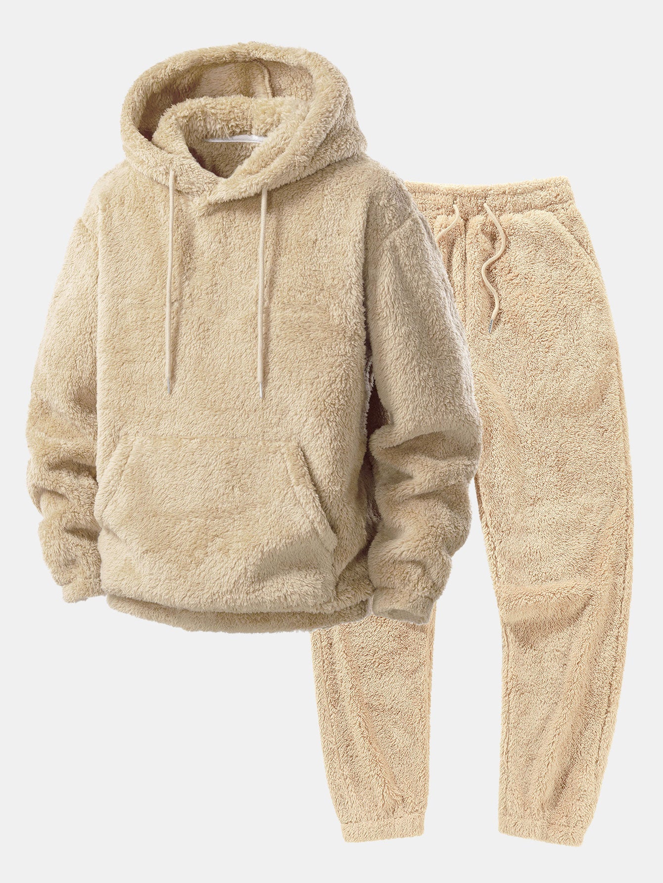 Beau Garcon | Basic Teddy Hoodie & Teddy Jogger Pants