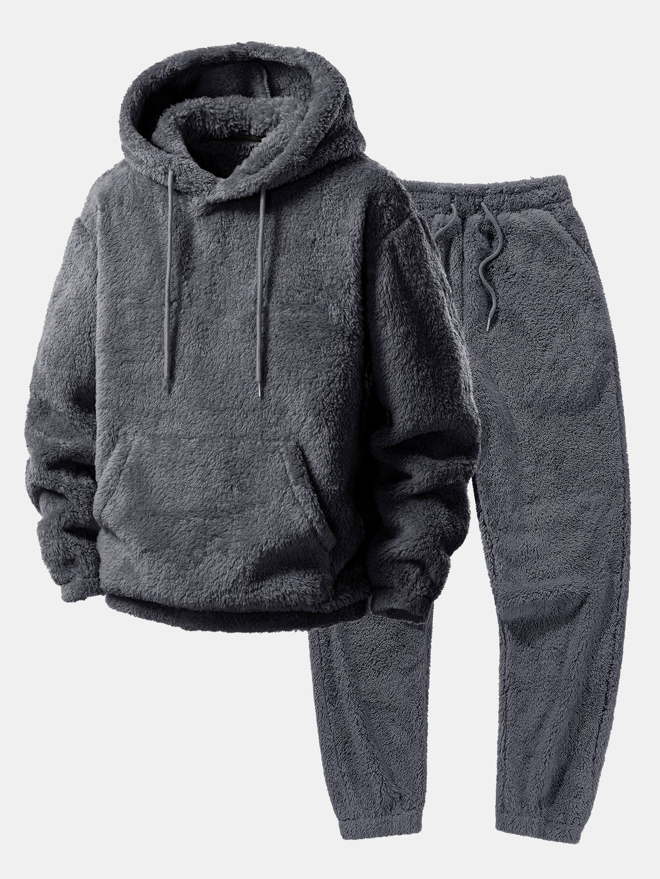 Beau Garcon | Basic Teddy Hoodie & Teddy Jogger Pants