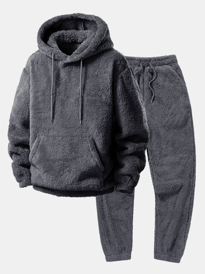 Beau Garcon | Basic Teddy Hoodie & Teddy Jogger Pants