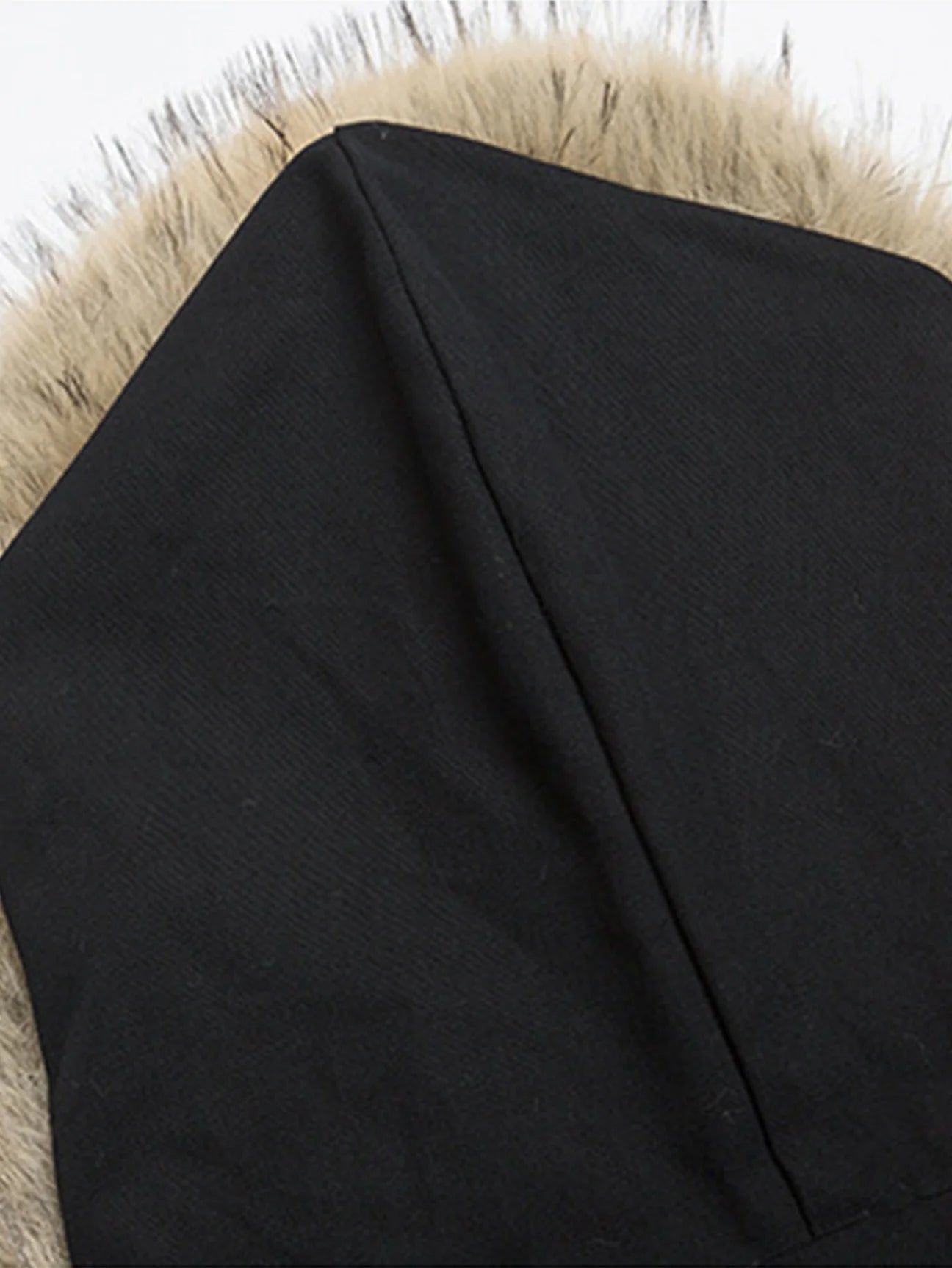 Beau Garcon | Boxy Faux Fur Collar Hooded Jacket ✅