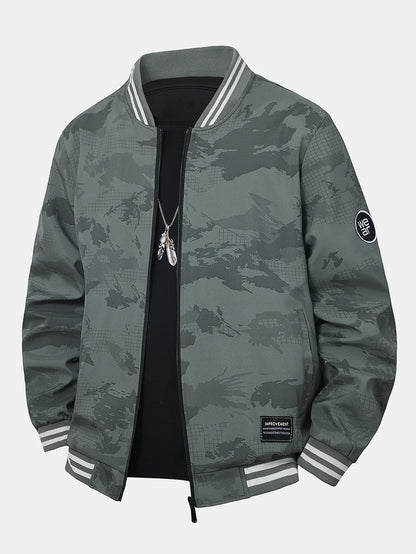 Beau Garcon | Camouflage Baseball Jacket