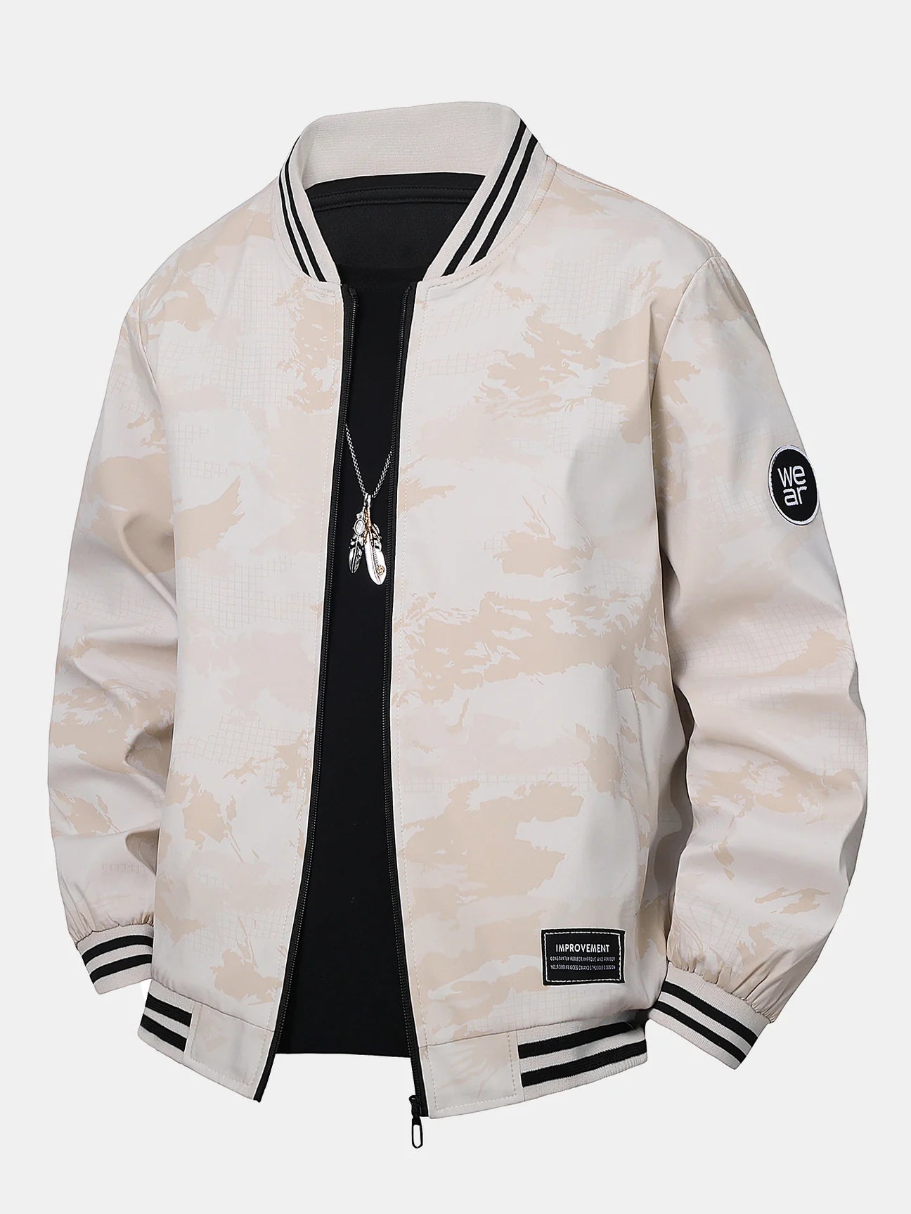 Beau Garcon | Camouflage Baseball Jacket