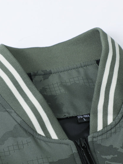 Beau Garcon | Camouflage Baseball Jacket