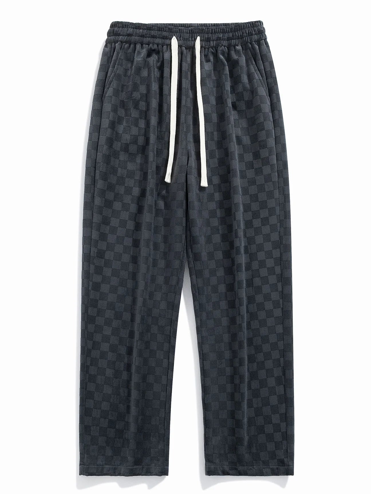Beau Garcon | Checkerboard Straight Leg Pants