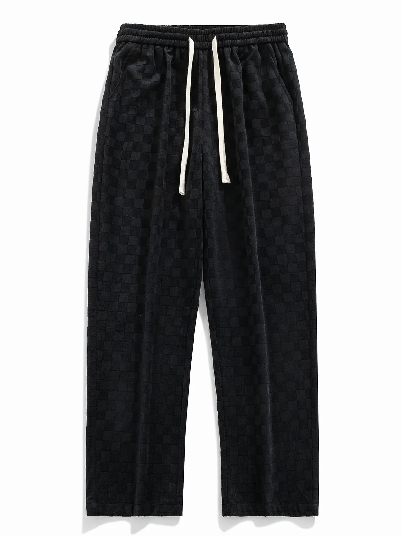 Beau Garcon | Checkerboard Straight Leg Pants