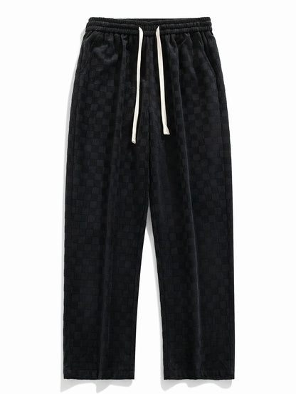 Beau Garcon | Checkerboard Straight Leg Pants