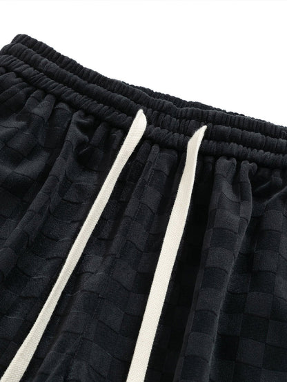 Beau Garcon | Checkerboard Straight Leg Pants
