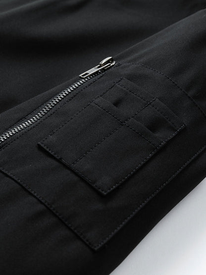 Beau Garcon | Contrast 2 In 1 Hooded Bomber Jacket