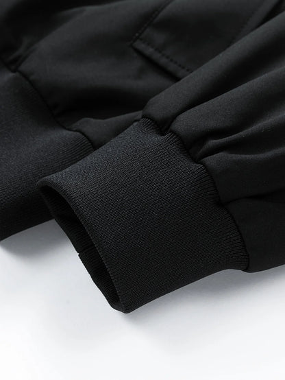 Beau Garcon | Contrast 2 In 1 Hooded Bomber Jacket