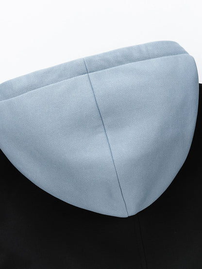 Beau Garcon | Contrast 2 In 1 Hooded Bomber Jacket