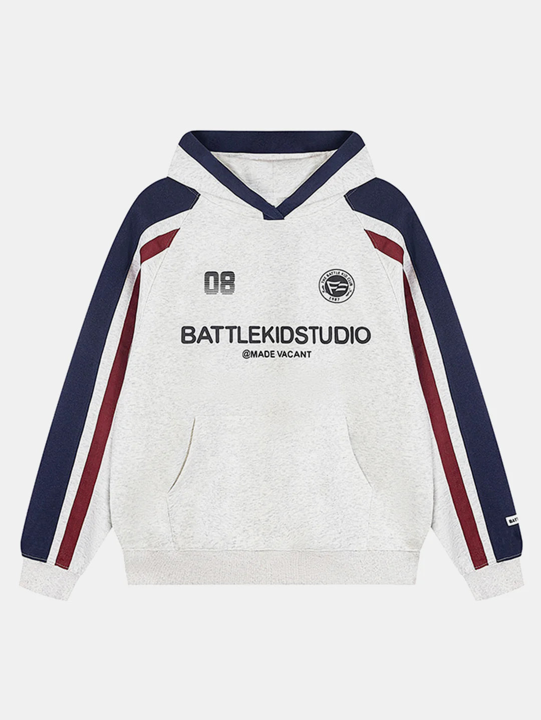 Beau Garcon | Contrast Slogan Print Hoodie