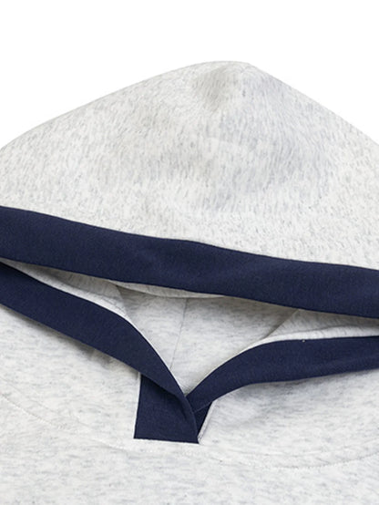 Beau Garcon | Contrast Slogan Print Hoodie