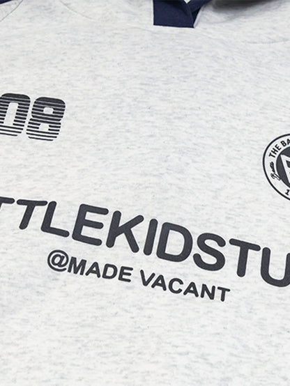 Beau Garcon | Contrast Slogan Print Hoodie