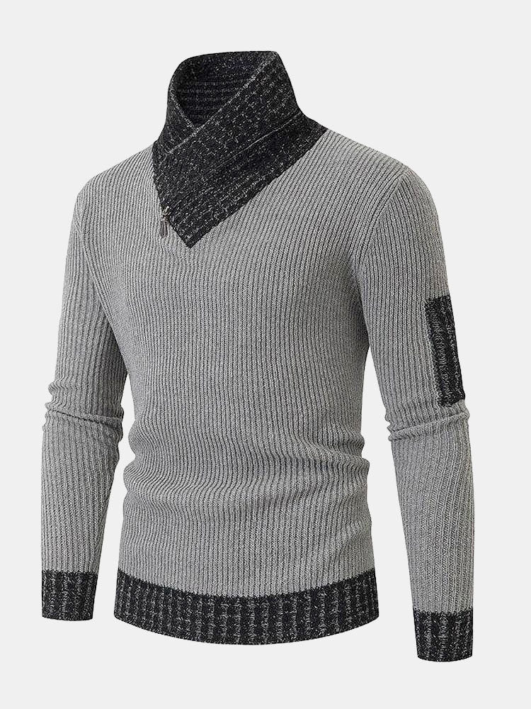 Beau Garcon | Contrast Turtleneck Sweater