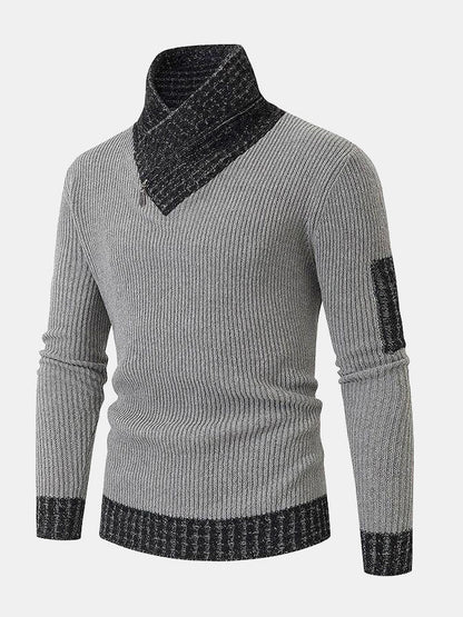 Beau Garcon | Contrast Turtleneck Sweater