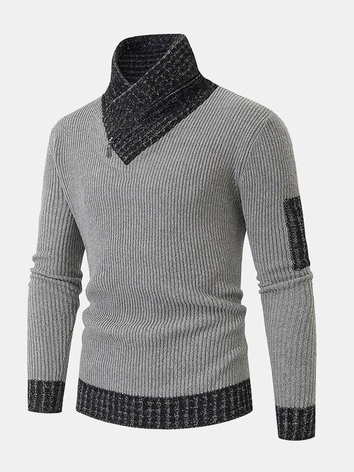 Beau Garcon | Contrast Turtleneck Sweater