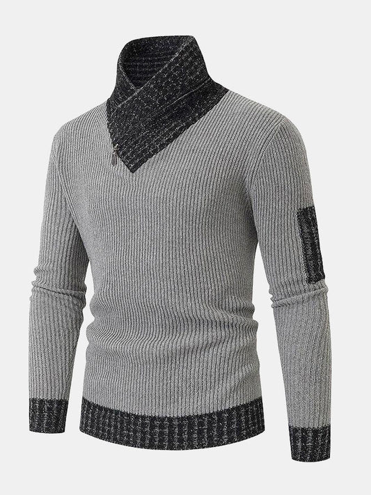 Beau Garcon | Contrast Turtleneck Sweater