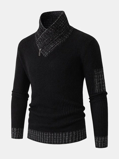 Beau Garcon | Contrast Turtleneck Sweater