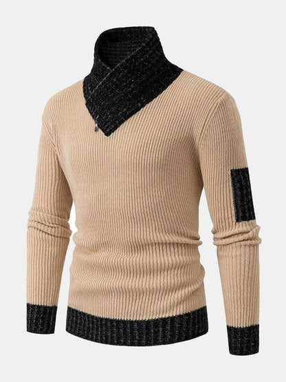 Beau Garcon | Contrast Turtleneck Sweater