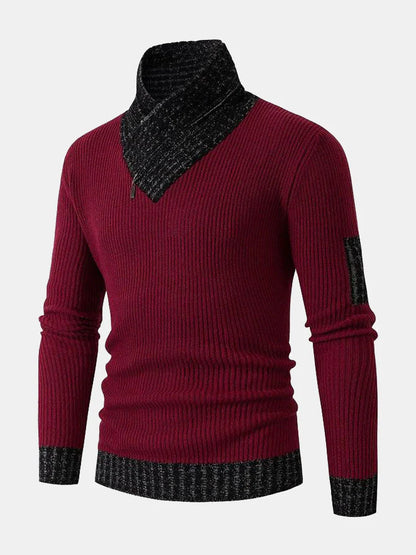 Beau Garcon | Contrast Turtleneck Sweater