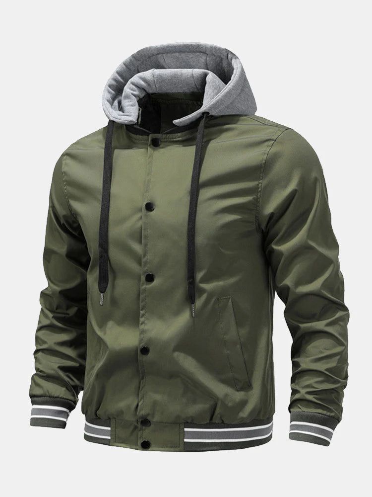 Beau Garcon | Detachable Hooded Bomber Jacket