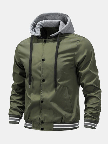 Beau Garcon | Detachable Hooded Bomber Jacket