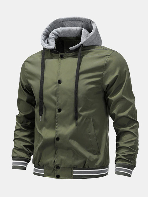 Beau Garcon | Detachable Hooded Bomber Jacket