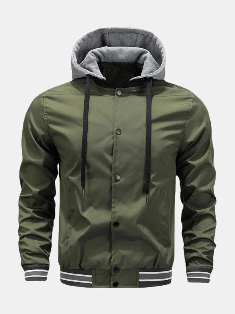 Beau Garcon | Detachable Hooded Bomber Jacket