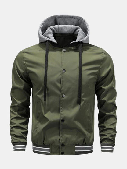 Beau Garcon | Detachable Hooded Bomber Jacket