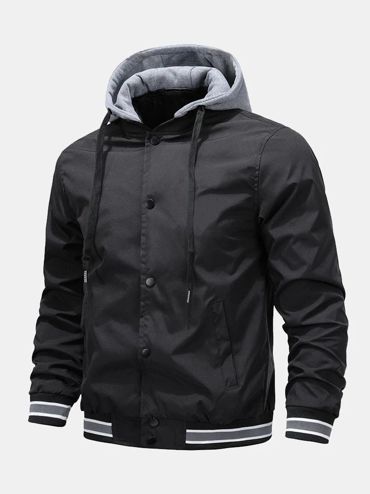 Beau Garcon | Detachable Hooded Bomber Jacket