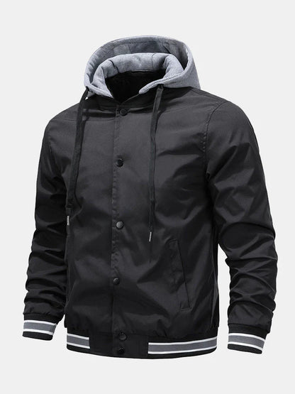 Beau Garcon | Detachable Hooded Bomber Jacket