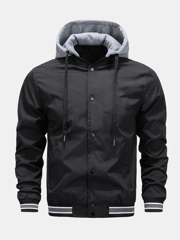 Beau Garcon | Detachable Hooded Bomber Jacket