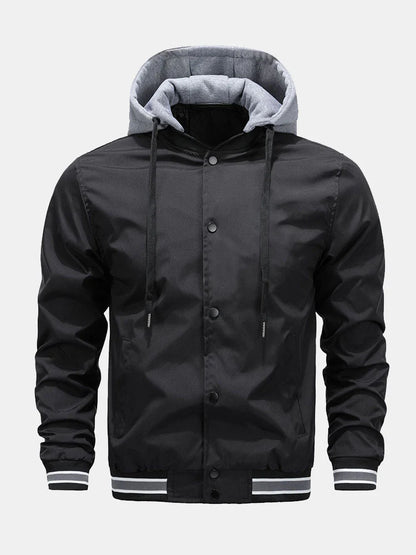 Beau Garcon | Detachable Hooded Bomber Jacket