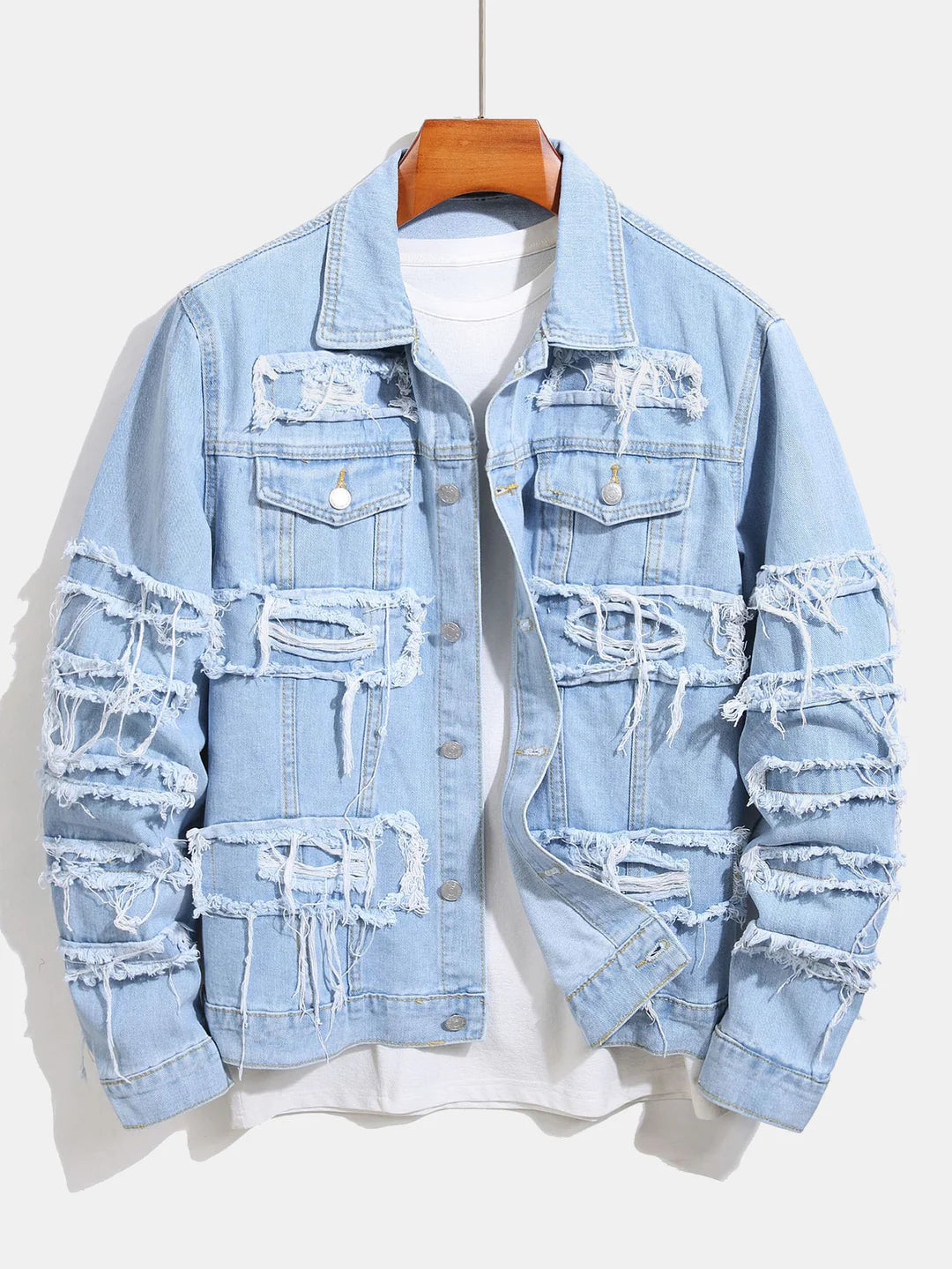 Beau Garcon | Distressed Denim Jacket ✅