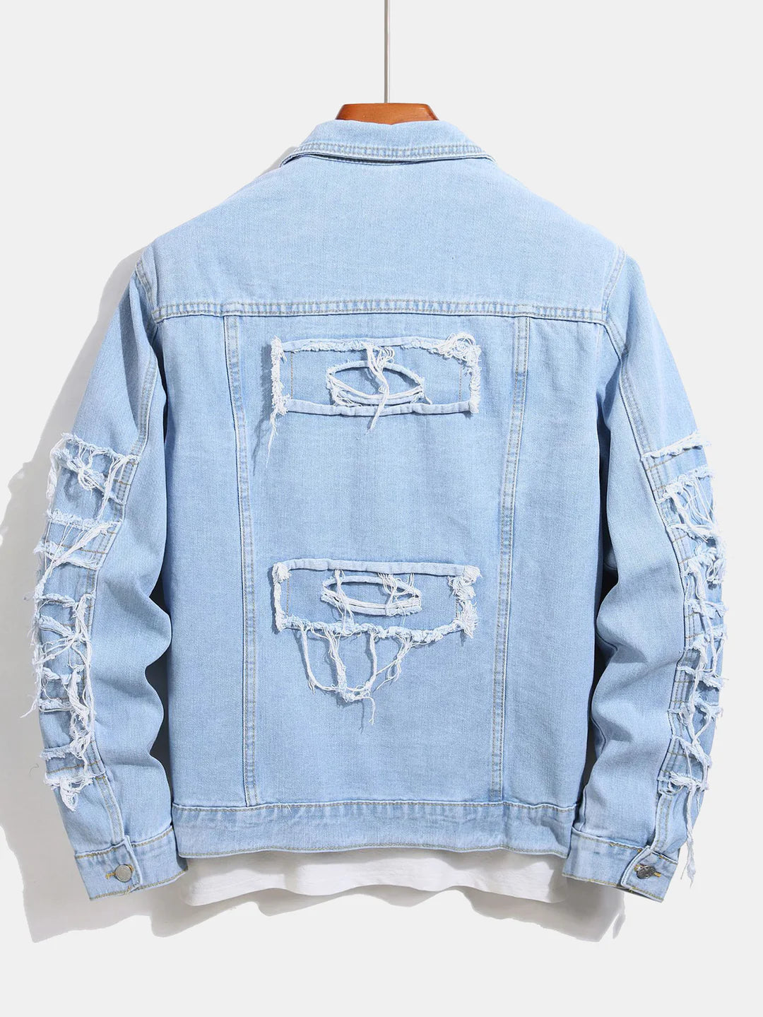 Beau Garcon | Distressed Denim Jacket ✅