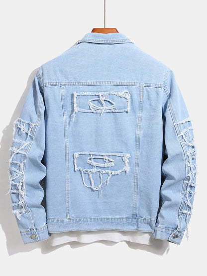 Beau Garcon | Distressed Denim Jacket ✅