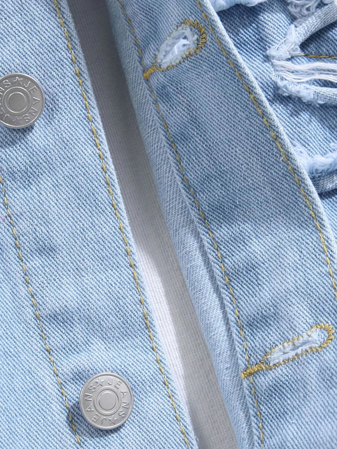 Beau Garcon | Distressed Denim Jacket ✅