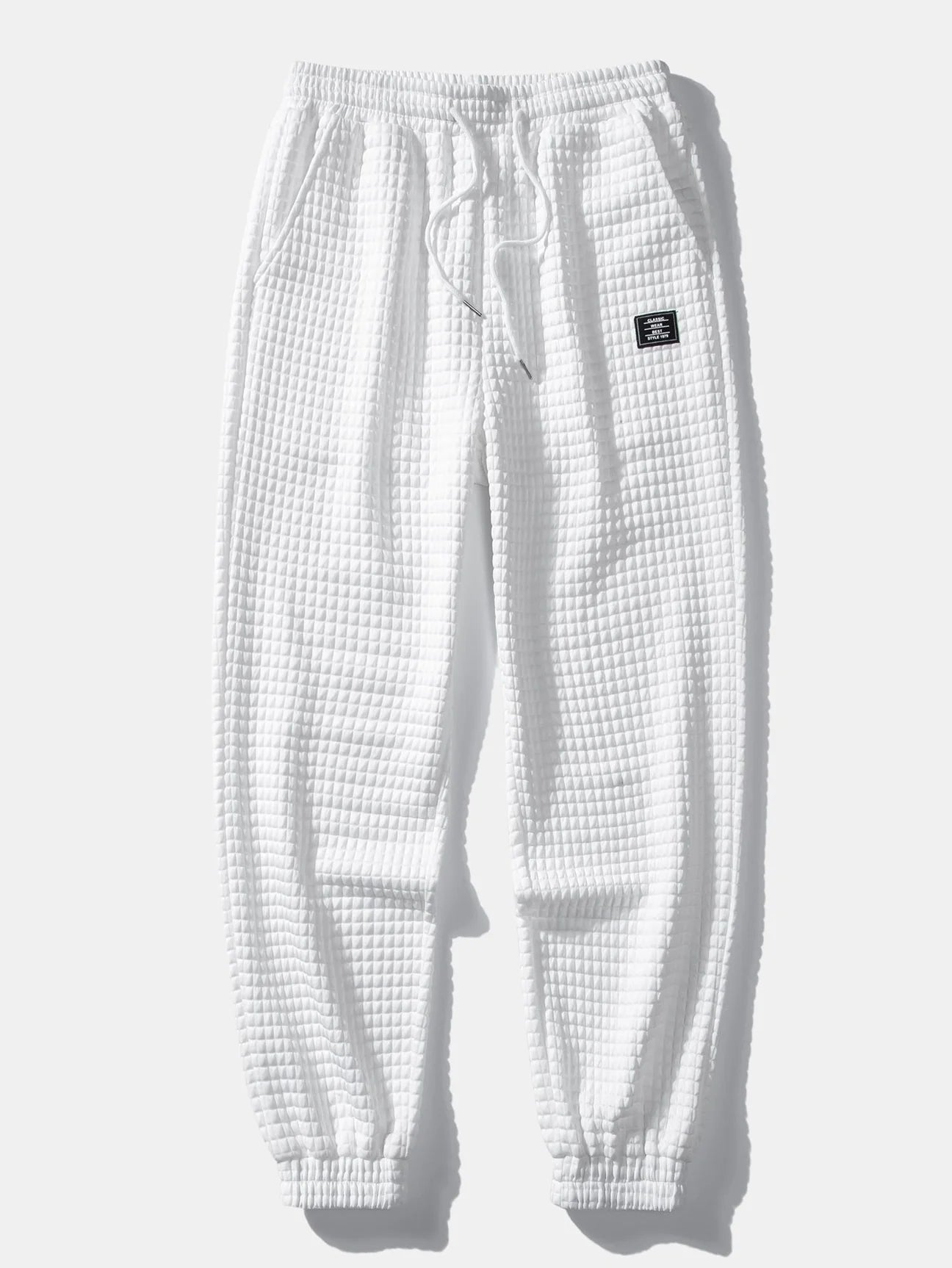 Beau Garcon | Drawstring Waffle Jogger Pants