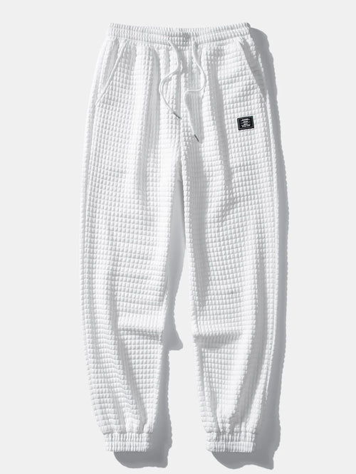Beau Garcon | Drawstring Waffle Jogger Pants