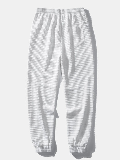 Beau Garcon | Drawstring Waffle Jogger Pants