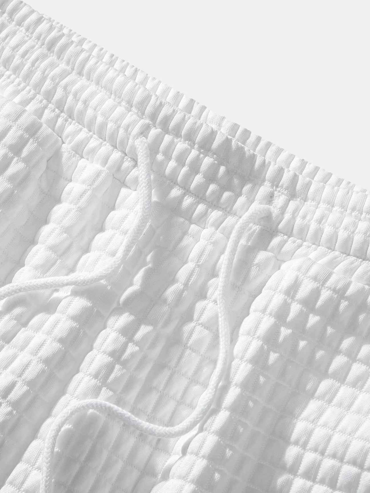 Beau Garcon | Drawstring Waffle Jogger Pants