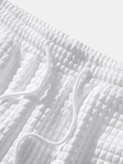 Beau Garcon | Drawstring Waffle Jogger Pants